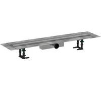 hansgrohe RainDrain Compact kit complet Caniveau de douche 800, pour installation standard, acier inoxydable brossé, 56178800
