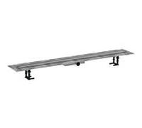 Hansgrohe Caniveau de douche RainDrain Compact 56172800 – ensemble complet 1200 mm inox brossé