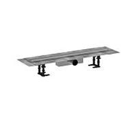 hansgrohe RainDrain Compact Komplettset Duschrinne 56176800 für Standardinstallation, 700 mm, Edelstahl gebürstet