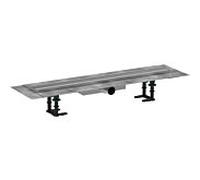 hansgrohe RainDrain Compact set complet caniveau de douche 56164800 pour plat Plomberie , 700 mm, acier inoxydable brossé