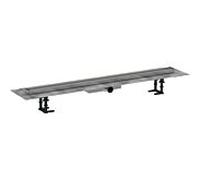 hansgrohe RainDrain Compact set complet caniveau de douche 56171000 pour plat Plomberie , à carreler, 1000 mm, chromé