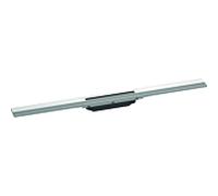 hansgrohe RainDrain Flex caniveau de douche 56044800 80cm, set de finition, peut être raccourci, optique inox