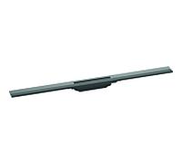 hansgrohe RainDrain Flex Set de finition Caniveau de douche 900mm recoupable, 56045340, Couleur: Chrome noir brossé