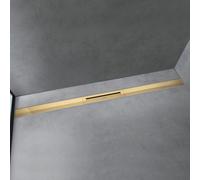 Hansgrohe Caniveau de douche RainDrain Flex 100 cm Or poli - Kit de finition - 56046990