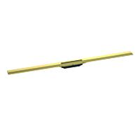 hansgrohe RainDrain Flex Set de finition Caniveau de douche 1200mm courbé, 56047990, Couleur: Optique en or poli