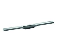 hansgrohe RainDrain Flex caniveau de douche 56052000 90cm, kit de finition, peut être raccourci, pour montage mural, chromé