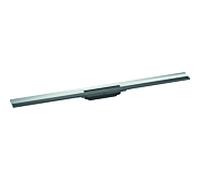 hansgrohe RainDrain Flex Set de finition Caniveau de douche 1000mm courbé pour montage mural, 56053000, Couleur: chrome
