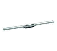 hansgrohe RainDrain Flex caniveau de douche 56053800 100cm, set de finition, peut être raccourci, pour montage mural, optique inox