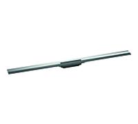 hansgrohe RainDrain Flex caniveau de douche 56054000 120cm, kit de finition, peut être raccourci, pour montage mural, chromé
