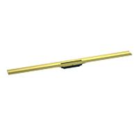 Hansgrohe Caniveau de douche RainDrain Flex 1200 mm courbé pour montage mural – Optique en or poli
