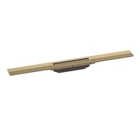 Hansgrohe RainDrain Flex - Caniveau de douche linéaire avec grille en inox 700, pour montage libre, découpable, bronze brossé 56043140