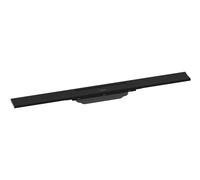 Hansgrohe RainDrain Flex - Caniveau de douche linéaire avec grille en inox 700, pour montage libre, découpable, noir mat 56043670
