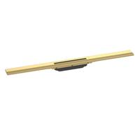 Hansgrohe RainDrain Flex - Caniveau de douche linéaire avec grille en inox 800, pour montage libre, découpable, aspect d'or poli 56044990