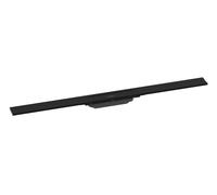 Hansgrohe RainDrain Flex - Caniveau de douche linéaire avec grille en inox 900, pour montage libre, découpable, noir mat 56045670