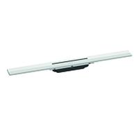 hansgrohe Flex caniveau de douche 56043700 70cm, set de finition, raccourcissable, blanc mat
