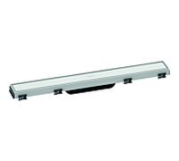 hansgrohe RainDrain Match caniveau de douche 56036700 60cm, set de finition, avec Rahmen réglable en hauteur, blanc mat