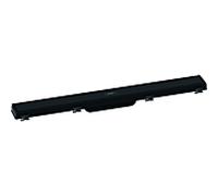 hansgrohe RainDrain Match caniveau de douche 56037670 70cm, set de finition, avec Rahmen réglable en hauteur, noir mat