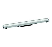 hansgrohe RainDrain Match caniveau de douche 56037700 70cm, set de finition, avec Rahmen réglable en hauteur, blanc mat