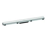 hansgrohe RainDrain Match caniveau de douche 56038450 80cm, set de finition, avec réglage en hauteur Rahmen , blanc