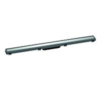 hansgrohe RainDrain Match caniveau de douche 56040000 90cm, set de finition, avec réglage en hauteur Rahmen , chromé