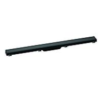 hansgrohe RainDrain Match caniveau de douche 56040610 90cm, set de finition, avec Rahmen réglable en hauteur, noir