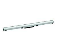 hansgrohe RainDrain Match caniveau de douche 56040700 90cm, set de finition, avec Rahmen réglable en hauteur, blanc mat