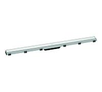 hansgrohe RainDrain Match caniveau de douche 56041450 100cm, set de finition, avec réglage en hauteur Rahmen , blanc