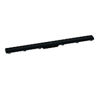hansgrohe RainDrain Match caniveau de douche 56041670 100cm, set de finition, avec Rahmen réglable en hauteur, noir mat