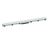 hansgrohe RainDrain Match caniveau de douche 56041700 100cm, set de finition, avec Rahmen réglable en hauteur, blanc mat