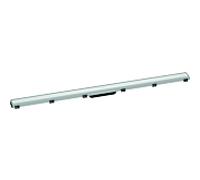 hansgrohe RainDrain Match caniveau de douche 56042700 120cm, set de finition, avec Rahmen réglable en hauteur, blanc mat