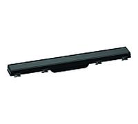hansgrohe RainDrain Match rigole de douche 56036610 60cm, set de finition, avec Rahmen réglable en hauteur, noir