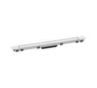 Hansgrohe Caniveau RainDrain Match Plus – 80 cm, cadre réglable en hauteur, Blanc mat 56215700