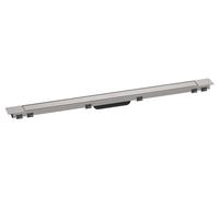 Hansgrohe RainDrain Match Plus - Caniveau de douche 100 cm, avec grille, acier inoxydable brossé 56217800