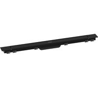 hansgrohe RainDrain Match Plus - Caniveau de douche linéaire 800 mm, Siphon de sol avec cadre réglable en hauteur, Noir mat, 56215670
