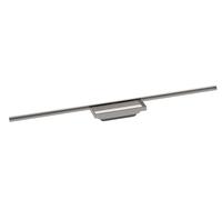 Hansgrohe RainDrain Minimalistic - Caniveau de douche 100 cm, avec grille pour l'insertion de carreaux 56222000