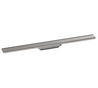 Hansgrohe RainDrain Original - Caniveau de douche linéaire 80 cm, avec grille, acier inoxydable brossé 56198800