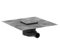 Hansgrohe RainDrain Point - Bonde de sol, 10x10 cm, inox brossé 56246800