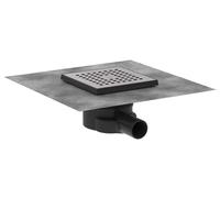 Hansgrohe RainDrain Point - Bonde de sol, 15x15 cm, inox brossé 56248800
