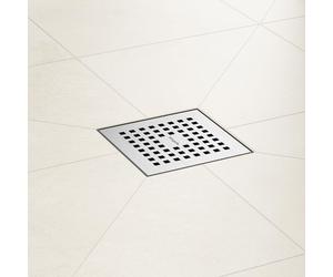 hansgrohe RainDrain Point Évacuation de salle de bains, set complet, pour une installation standard DN 40, 56248800,