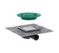 hansgrohe RainDrain Spot Évacuation de salle de bains, set complet, pour une installation standard DN 50, 56055800,