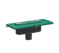hansgrohe RainDrain uBox universal Corps d'encastrement pour caniveau de douche, pour une installation à la verticale DN 50, 01002180,