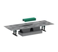 hansgrohe RainDrain uBox universal Corps d'encastrement pour caniveau de douche, pour une installation standard DN 50, 56023180,