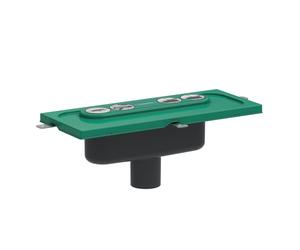 hansgrohe RainDrain uBox universal Corps d'encastrement pour caniveau de douche, pour une installation à la verticale DN 50, 01002180,