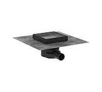 Hansgrohe Bonde de sol RainDrain Point 15 x 15 cm acier inoxydable 56249800