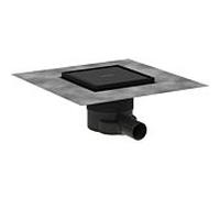 hansgrohe RainDrain vidange complète du point de consigne 56251670 150 x 150 mm, noir mat