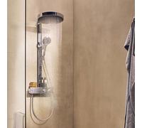hansgrohe Rainfinity Colonne de douche en applique avec mitigeur thermostatique, 26853000,