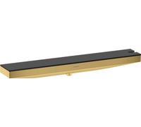 hansgrohe Rainfinity - Coude de raccordement avec support de douche et tablette de douche, Étagère de douche 50 cm avec support de douche (à droite), Aspect doré poli, 26858990