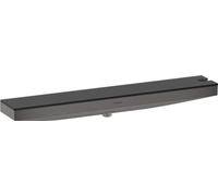 hansgrohe Rainfinity - Coude de raccordement avec support de douche et tablette de douche, Étagère de douche 50 cm avec support de douche (à droite), Noir chromé brossé, 26858340
