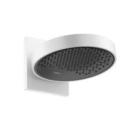 hansgrohe Rainfinity Douche de tête 250 1 jet avec raccord mural, blanc mat, 26226700