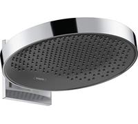 Hansgrohe Douche de tête Rainfinity 360 1 jet 36x36 cm ronde avec raccord mural chromé 26230000